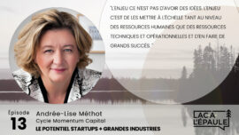 Andrée-Lise Méthot et l'investissement en technologie propre